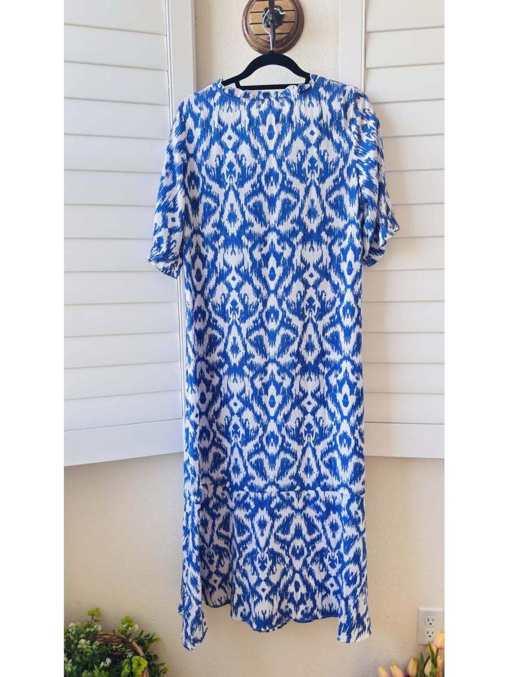 Boutique brand Ikat Pattern Tassel Tie Maxi - Size M - Picture 6 of 9